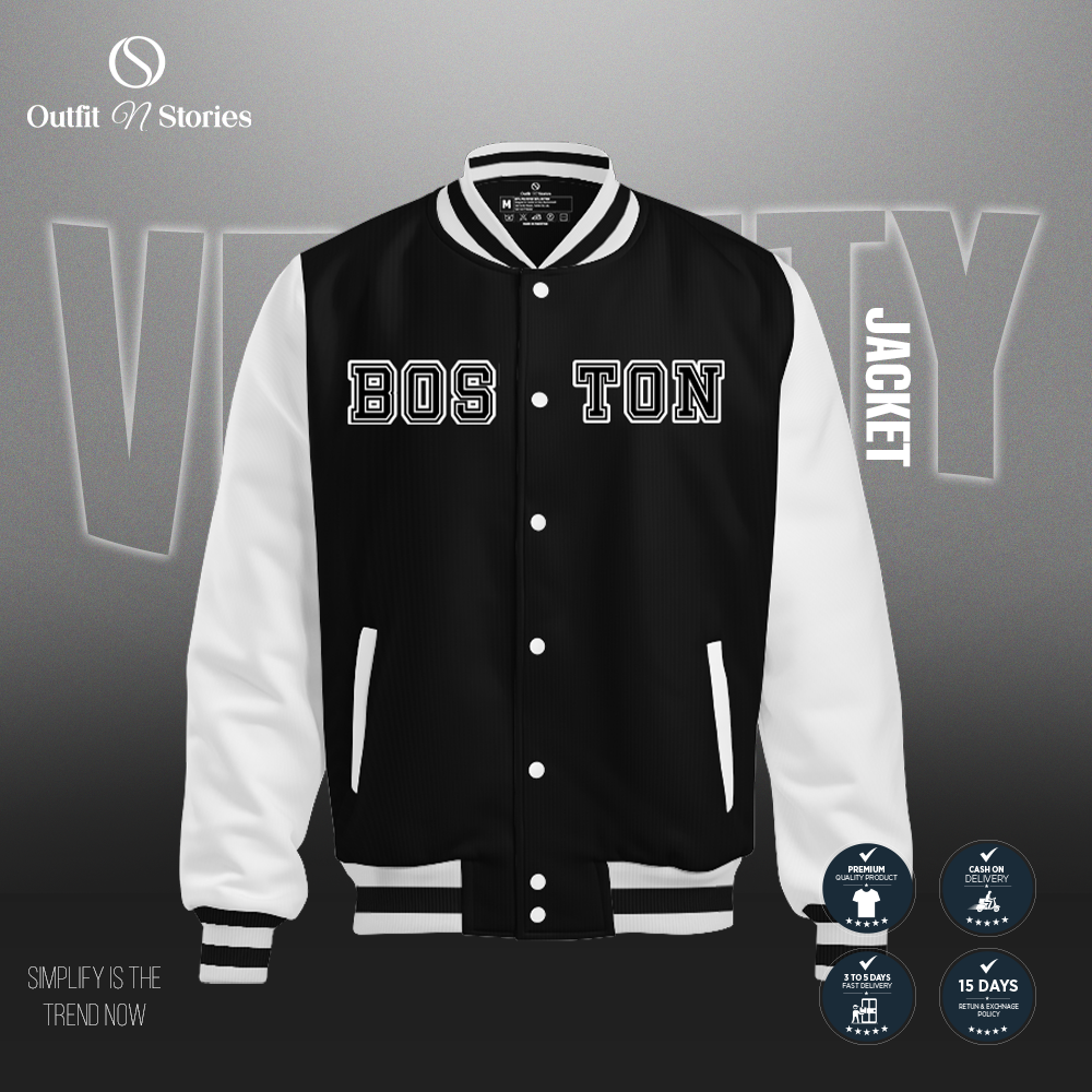 Outfit N Stories | Boston Varsity Jacket