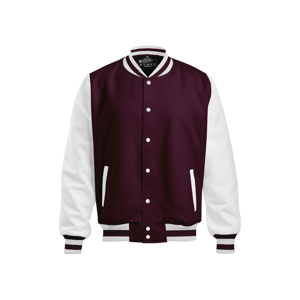 Outfit N Stories | Maroon NY Varsity Jacket