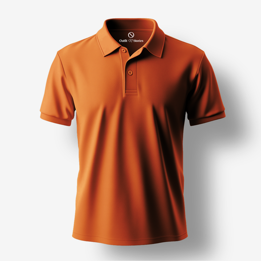 Outfit N Stories | Orange Classic Polo Shirt